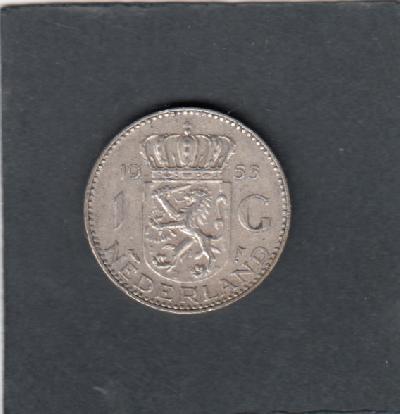 Beschrijving: 1 Gulden JULIANA 